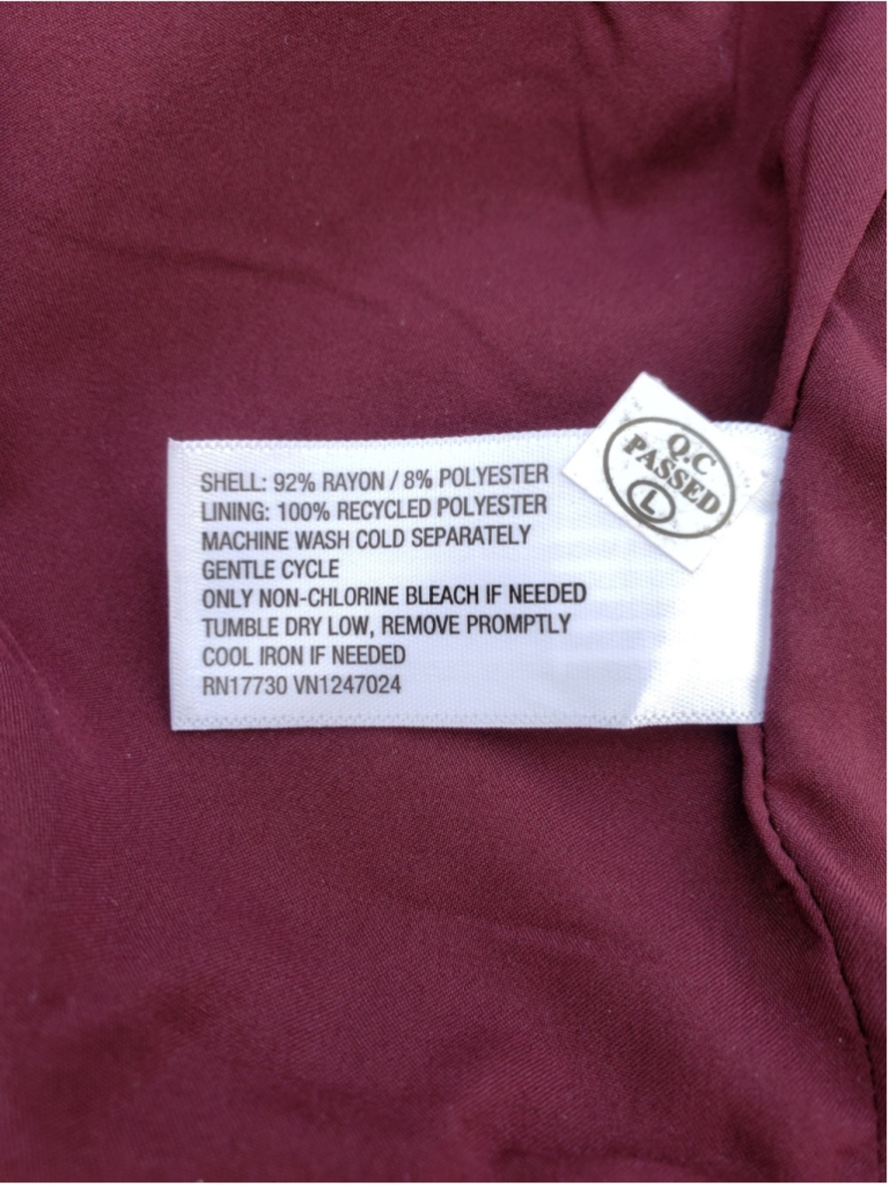 Women's a new day Burgundy Vest, Size XL - Picture 4 of 7